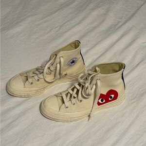 Converse Chuck Taylor Cream and Red Label